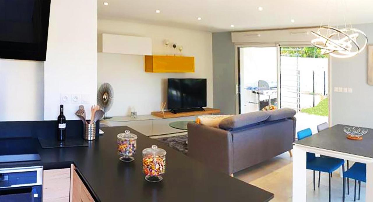 T3 Neuf Avec Grand Jardin - Proche Des Plages Saint-Cyr-sur-Mer Luaran gambar